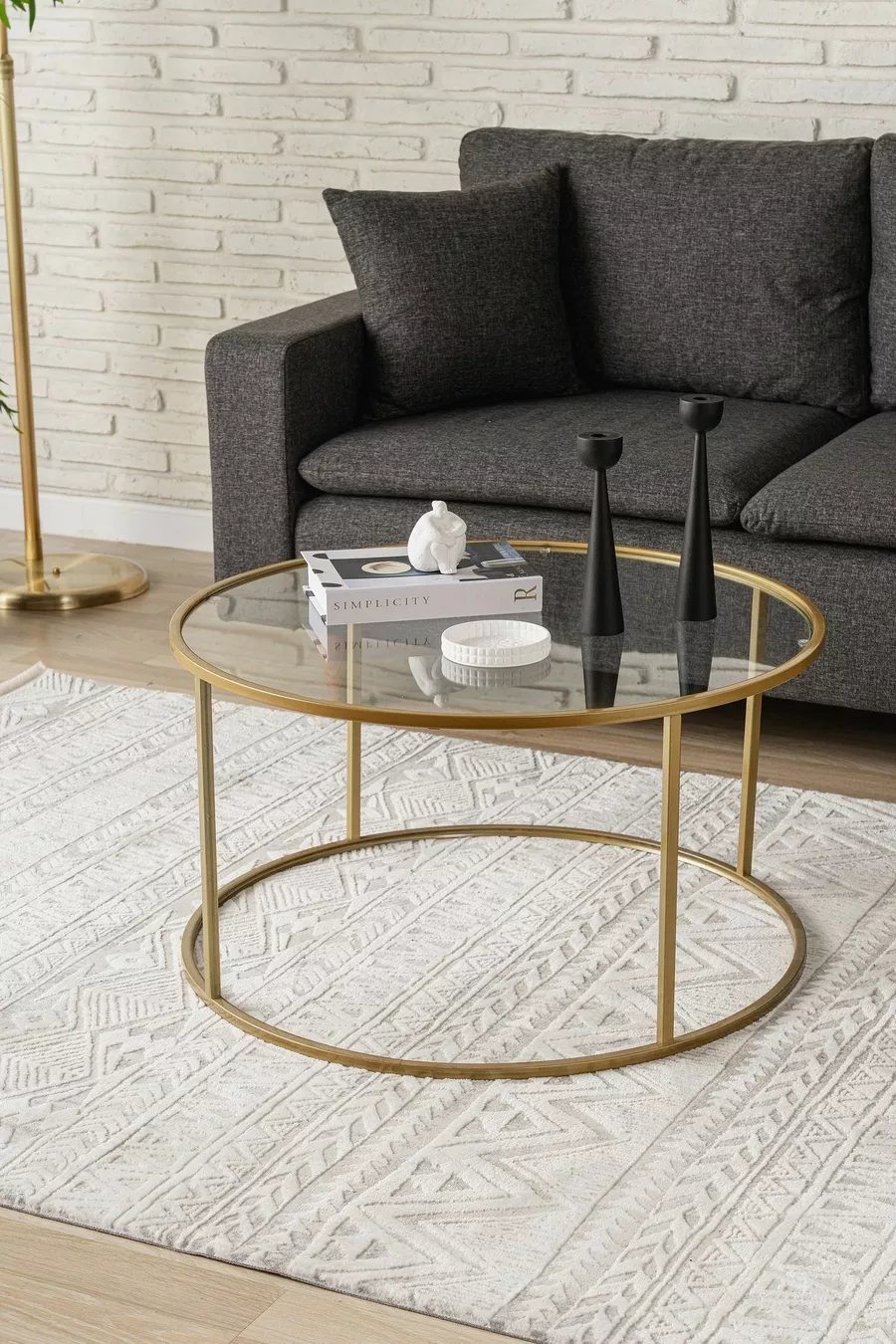 - Table basse Gold Berlin  cm