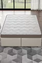 Matelas Full Orthopédique Bamboo Açelya, Tissu Tricoté Respirant, Options de Taille