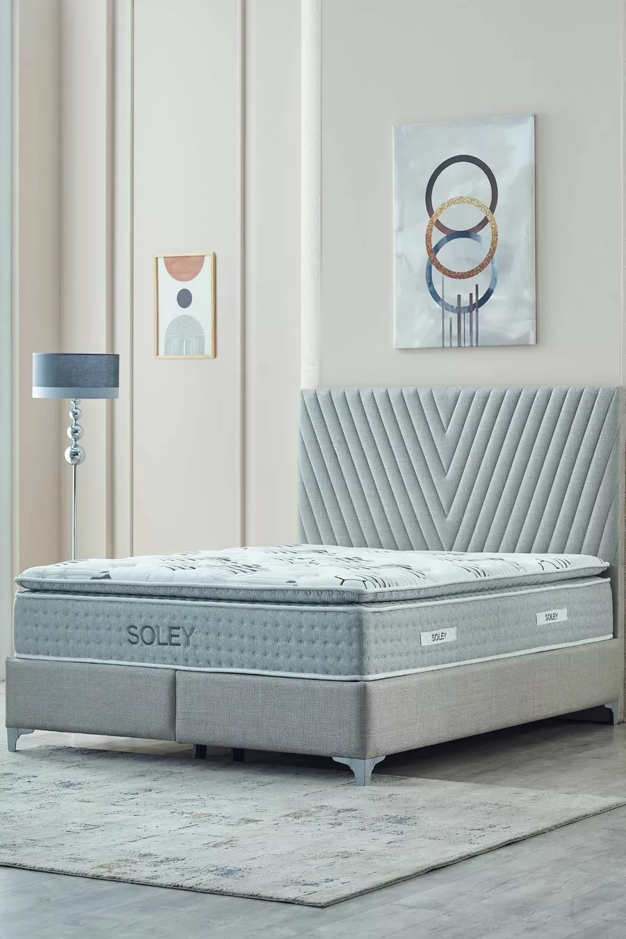 | Anti-stress | Matelas à ressorts ensachés entièrement orthopédique avec rembourrage