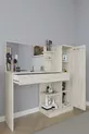 Coiffeuse Orchidée, 1 tiroir, avec armoire et miroir