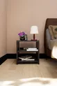Table de chevet décorative Eko en anthracite