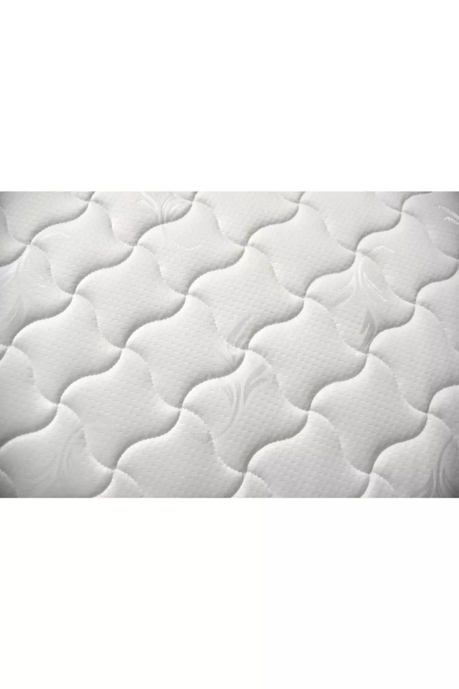 Matelas simple en mousse à mémoire de forme visco sans ressort avec tissu en éponge