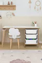 Table d'activité avec rouleau de papier à dessin, bureau pour enfants, armoire à jouets
