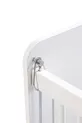 Berceau pour bébé avec côtés inclinables et roulettes - Lit pour bébé - Blanc - Cm - 