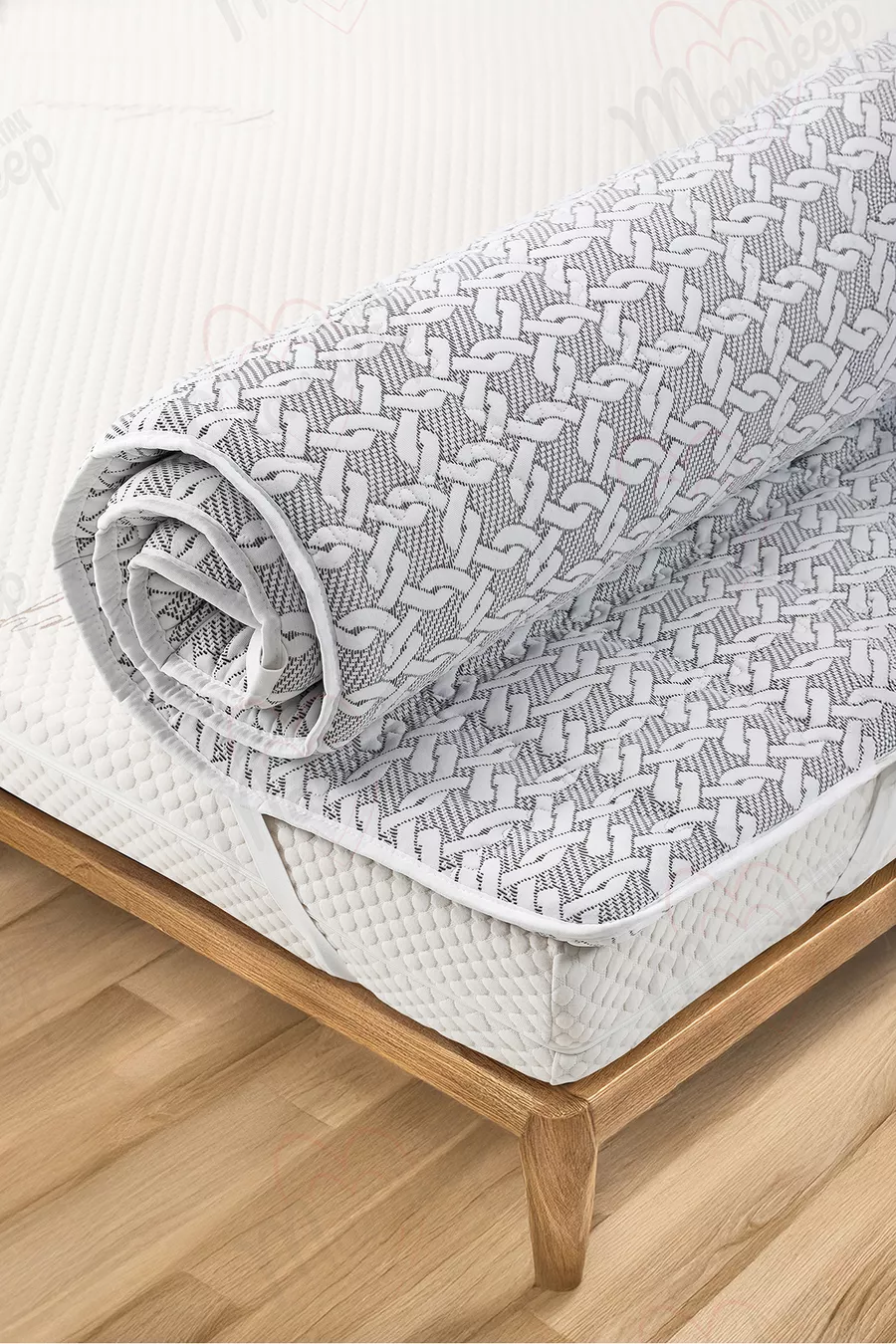 Matelas surélevé orthopédique Kapitenoli | Doux, confortable, avec soutien lombaire et dorsal