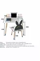 Ensemble Table et Chaise pour Activité Enfant 1, 2-6 ans - Surface avec Espace pour Tablette, Porte-stylo et Fonction Effaçable