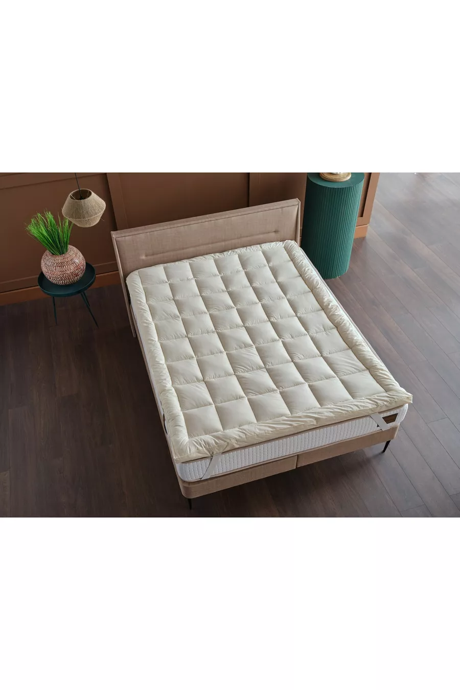 Protège-matelas en laine blanc - x cm