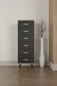 Commode Belinda à 6 tiroirs Gris anthracite