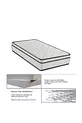 Matelas en coton avec plume d'oie et ressorts, lit orthopédique, lits simples, doubles et pour enfants