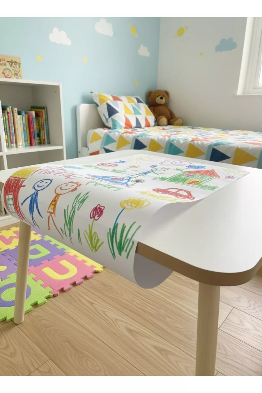 Ensemble de papier en rouleau de mt avec équipement de connexion, compatible avec table d'activités