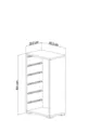ARMOIRE À JOUETS POUR ENFANTS AVEC 6 PANIER DE RANGEMENT
