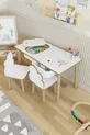 Ensemble Table Montessori pour enfants - Table de jeu - Table d'activités - Table d'animation avec 2 chaises Nuage