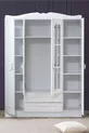 Armoire, Armoire à 4 portes MDF Country Nord, Blanche