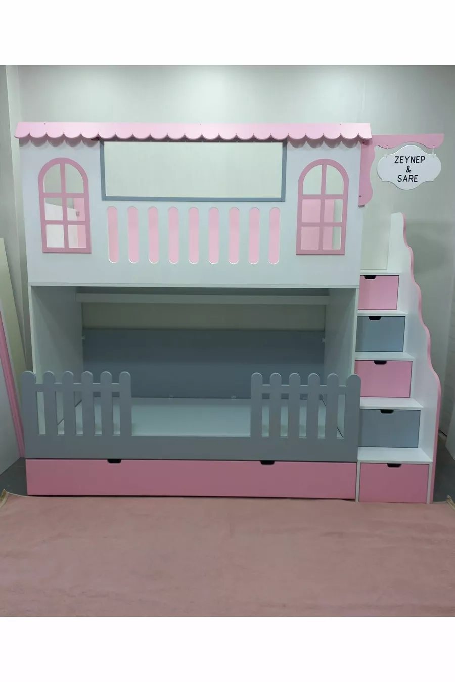 LIT SUPERPOSÉ AVEC LIT POUR BÉBÉ ILICA