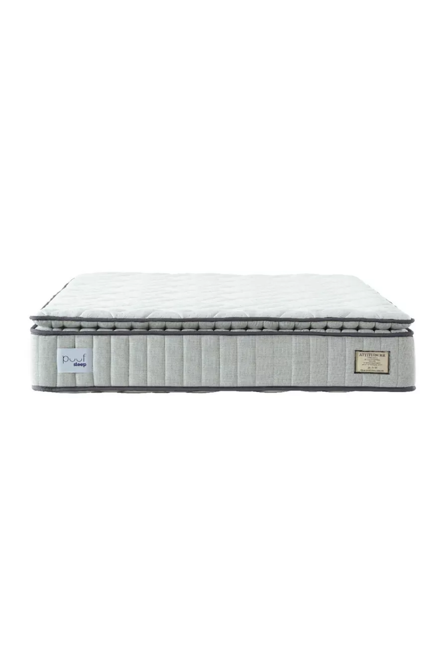 Matelas orthopédique avec soutien de la colonne vertébrale et oreiller intégré Attitude Aloe Vera