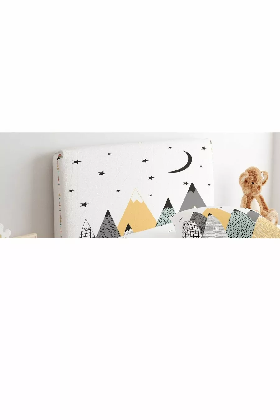 Housse de tête de lit Base Montagnes Scandinaves et Étoiles