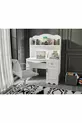% Bureau de travail MDF Lisa Blanc (UNITÉ SUPÉRIEURE INCLUSE)