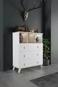 Commode blanche Babil à 3 tiroirs