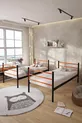 Lits superposés Trend compatibles avec matelas Orange Métal démontable