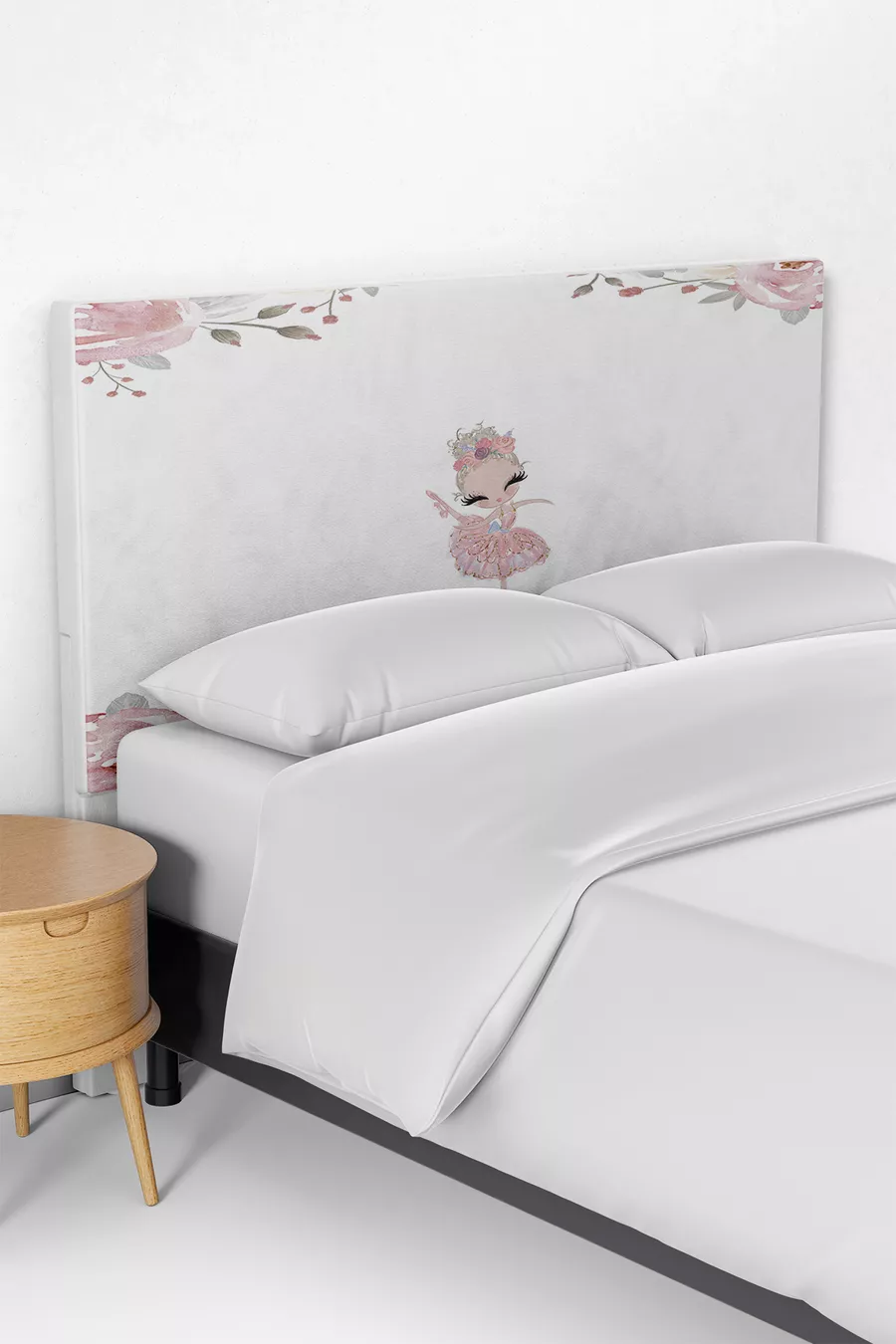 Housse de tête de lit pour enfant avec motif Fille Ballerine Princesse