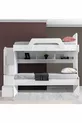 Lits superposés Ranza, Lit superposé Inci 2 pièces - Blanc 2 matelas confort