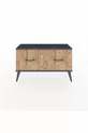 Commode Arges 2 Tiroirs Anthracite-Anthracite/Sapin