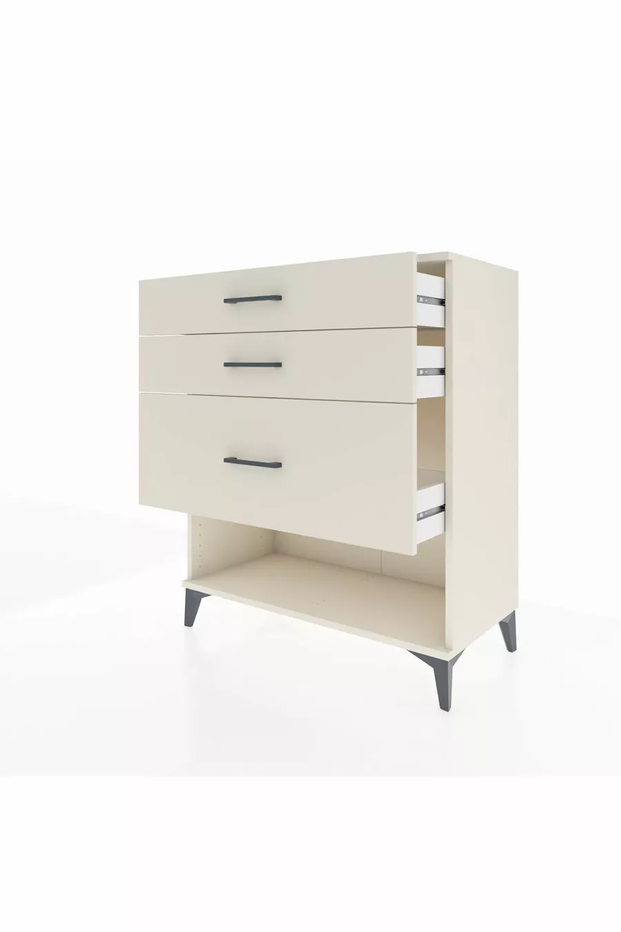 Commode Hyperion 3 tiroirs Pierre de lune-Pierres de lune