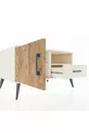 Commode Kronos avec 2 étagères, 1 tiroir et 1 porte, couleur Pierre de lune/Pin