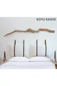 Support moderne pour oreiller Kkahve et tête de lit pour lit avec sommier Cadre de lit avec têtes simples et doubles
