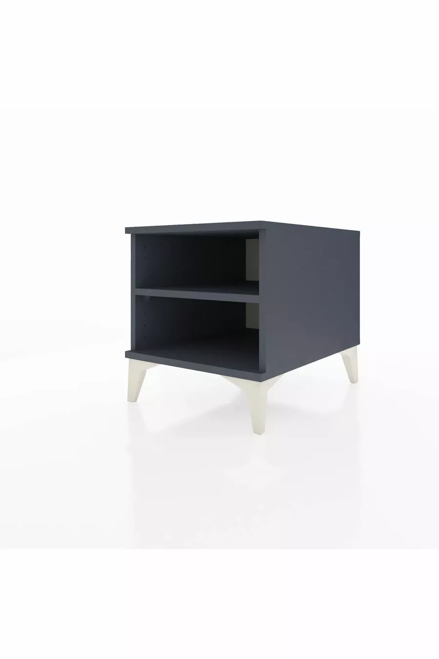 Chevet Kronos à une étagère Anthracite-Anthracite