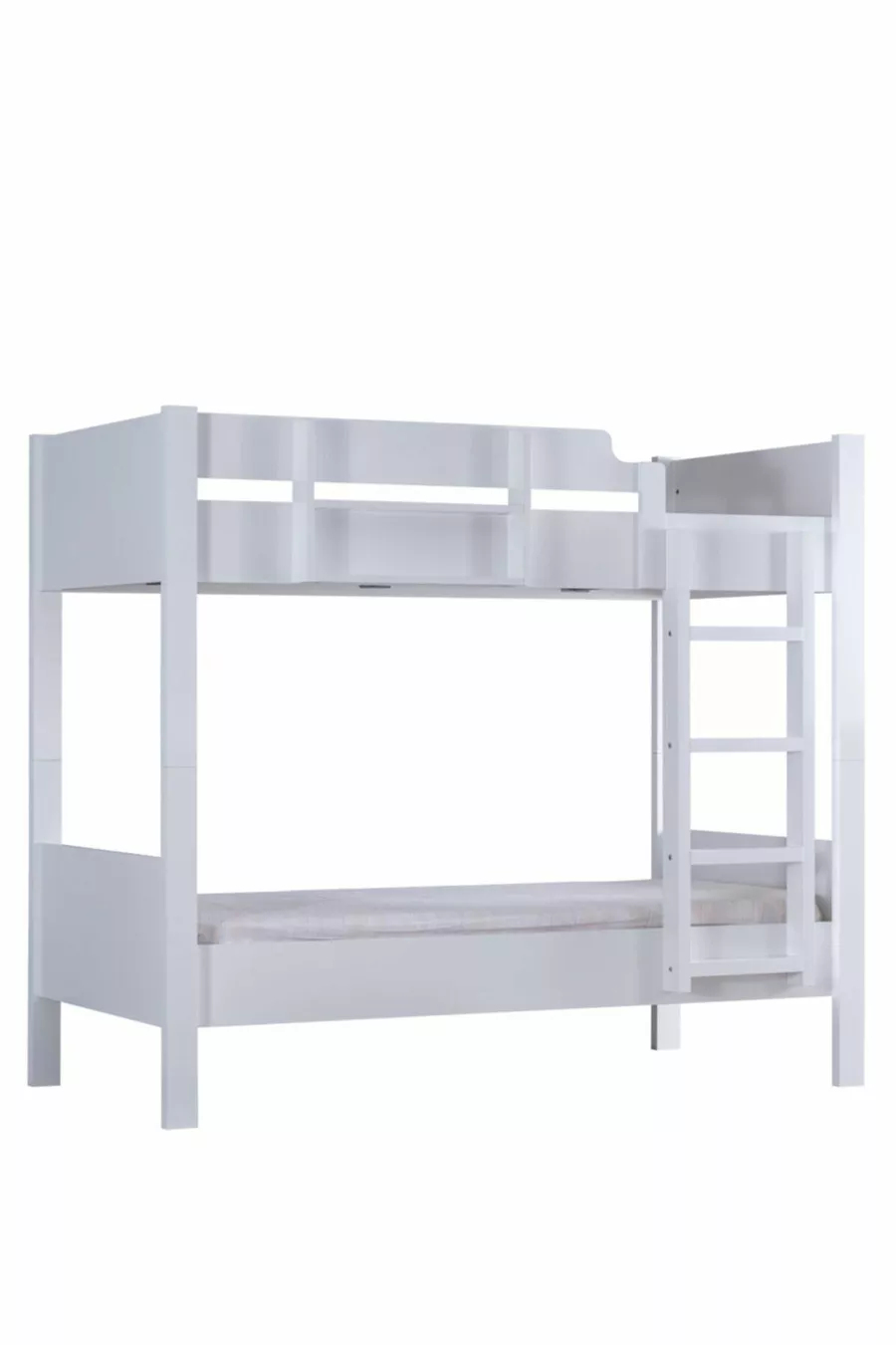 Lits superposés, Lit superposé escamotable Asya, Lit superposé double blanc - Cm