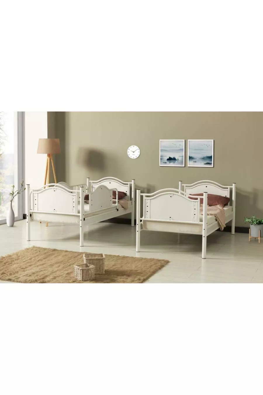 Lits superposés avant-gardistes Blanc