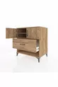 Commode Kronos 2 étagères, 1 tiroir, 2 portes, Pin-Pin
