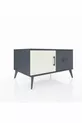 Commode Kronos avec une étagère, un tiroir et une porte, Anthracite-Pierre de lune/Anthracite