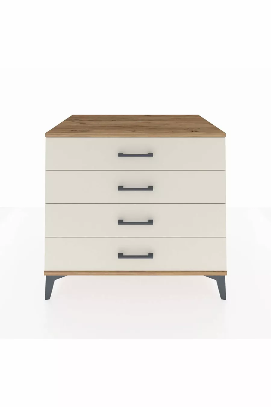 Commode Kronos à 4 tiroirs Pin-Pierre d'Agate