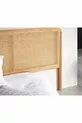 Tête de lit en bois naturel avec tiroir