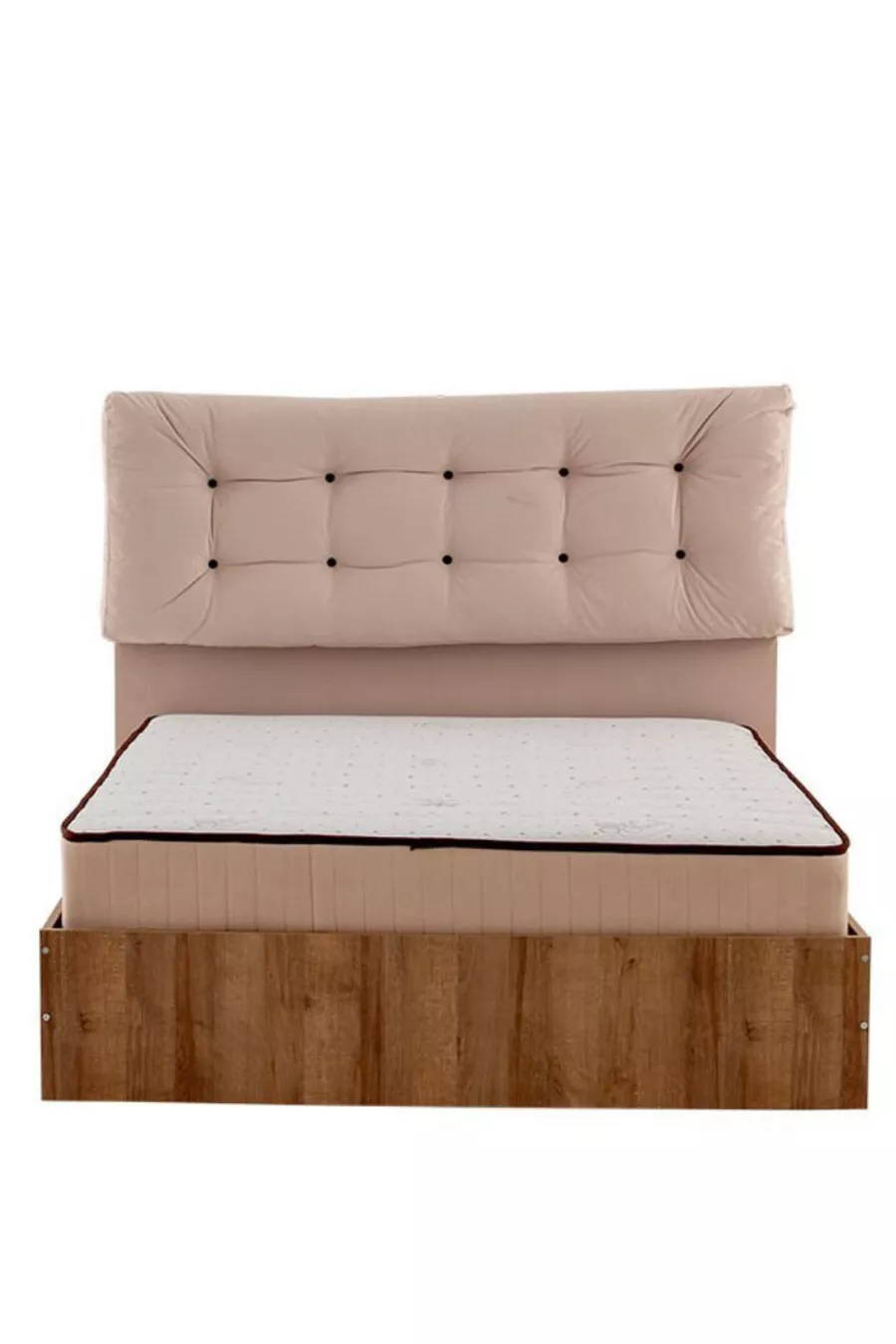 Ensemble de lit double Megan - Lit / Sommier / Tête de lit - 