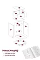 Table de chevet Alve Dar – 2 tiroirs, table d'appoint avec compartiment ouvert interchangeable pour chambre à coucher & salon M