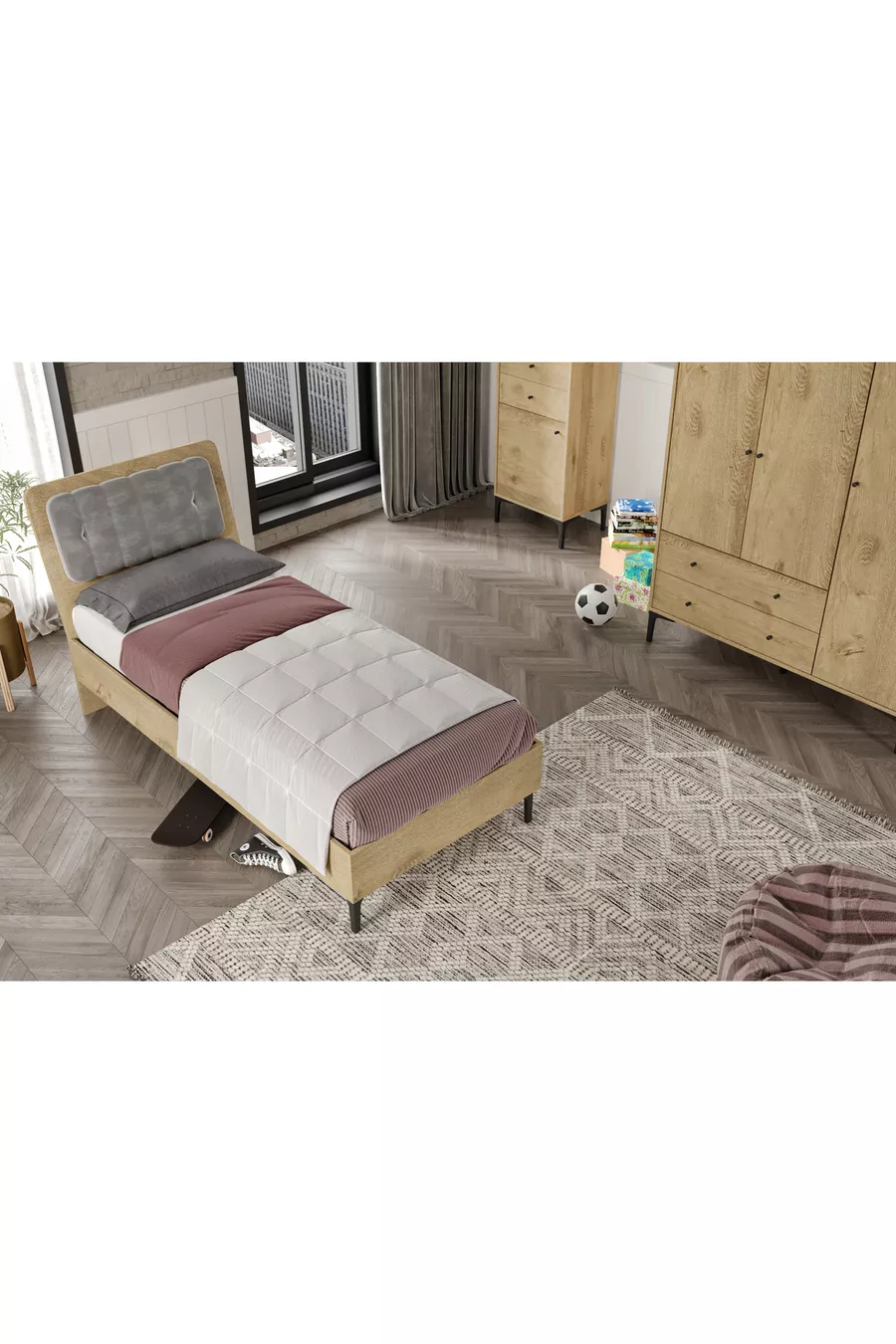 chambre d'enfant Focus Life bois (%mdf)