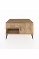 Commode Kronos à une étagère, un tiroir et une porte en pin