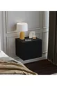Commode murale en MDF avec porte noire élégante, moderne et polyvalente