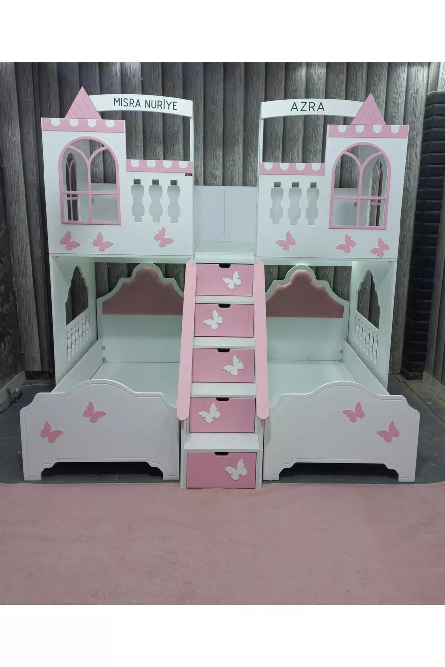 Lit superposé modulaire Papillon Aire de jeux