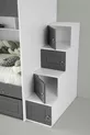 Lit superposé Émeraude / Installation gratuite / MDF à 2 % / 2 matelas à ressorts en bambou / 2 ensembles de linge de lit offerts