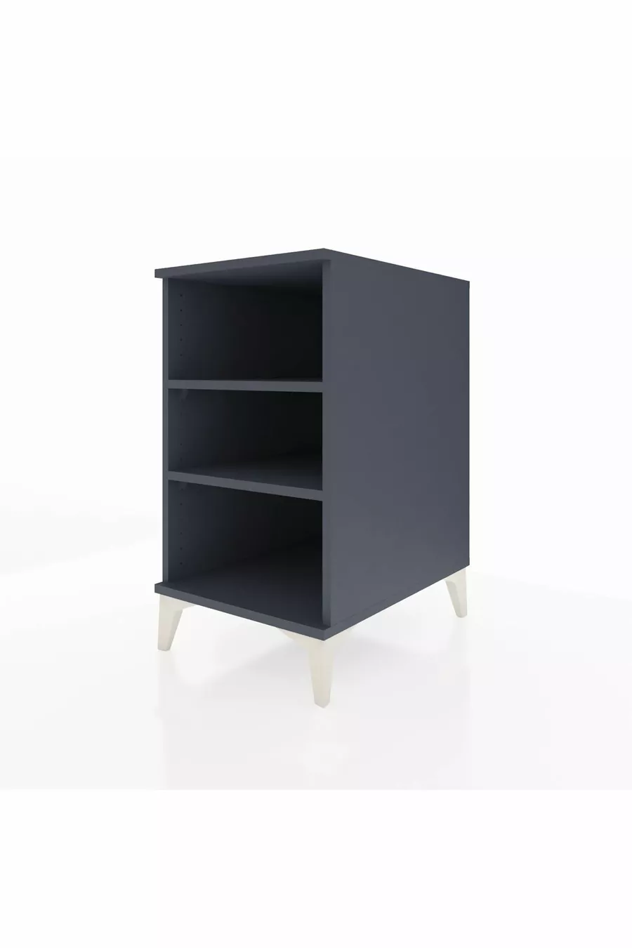 Chevet Kronos à 2 étagères Anthracite-Anthracite