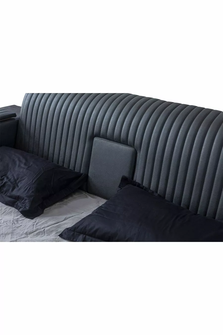 Lit intelligent avec massage et modules Sunshine TV, anthracite