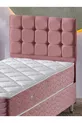 Bengü Ensemble 3 pièces pour lit simple (TÊTE DE LIT + MATELAS) (BABYFACE ROSE)