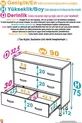 SÖKE, Armoire de salle de bain multifonctions à 3 tiroirs sur pied (différentes options de largeur)