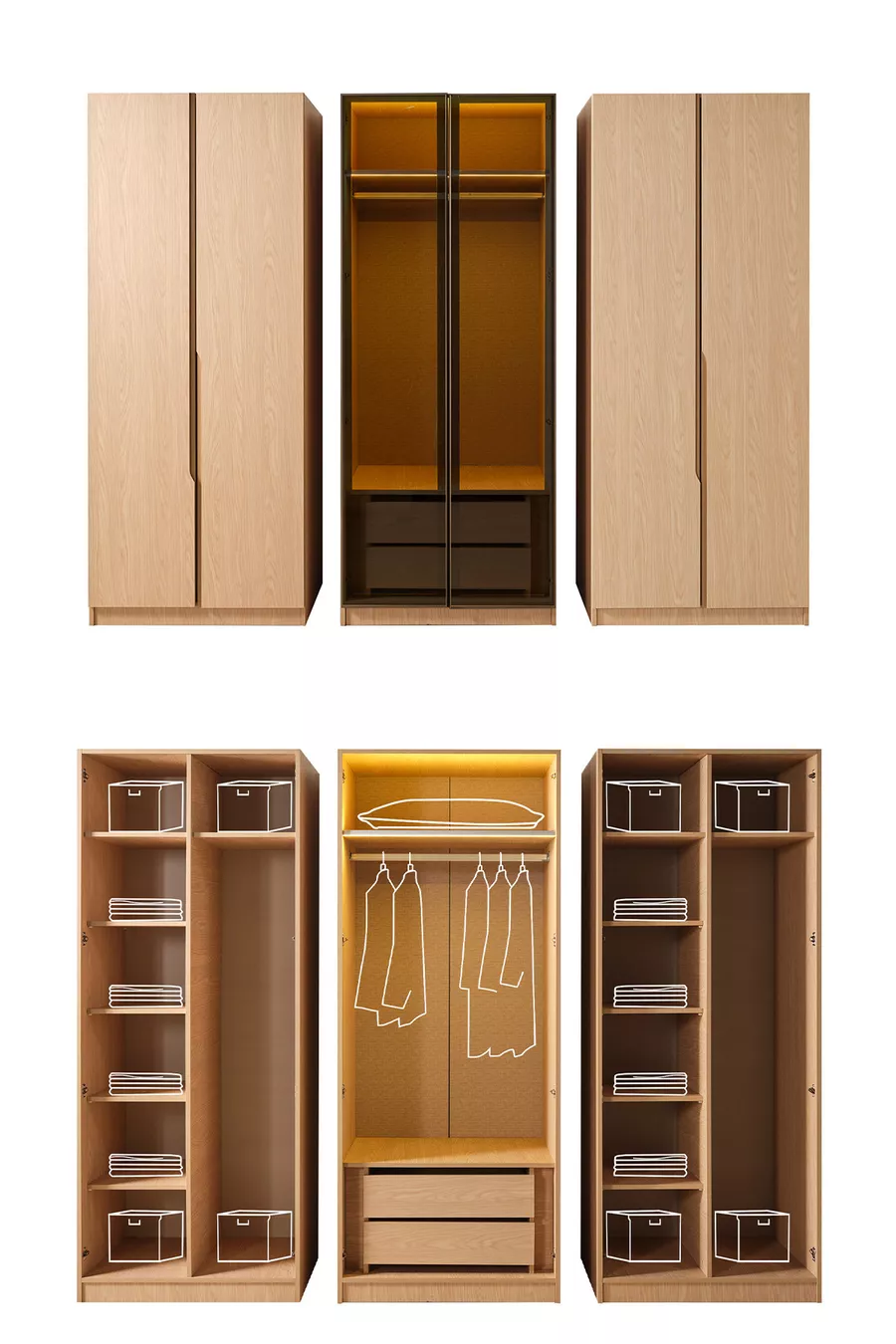 Ensemble de chambre à coucher Prizma