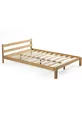 Lit en bois massif Bois naturel COULEUR NATURELLE