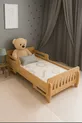 Lit bébé-Lit pour bébé-Lit de sol pour enfant-Lit de sol pour bébé-Lit-Lit-MDF-Noisette